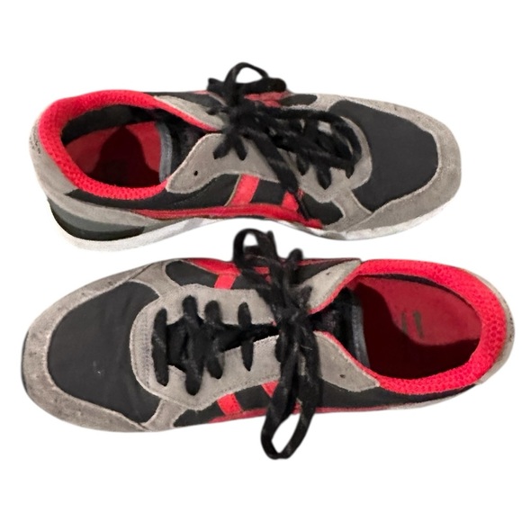 Asics Onitsuka Tiger F580316 PI Colorado Eighty Five 85 Black Red Sneakers 7 8.5